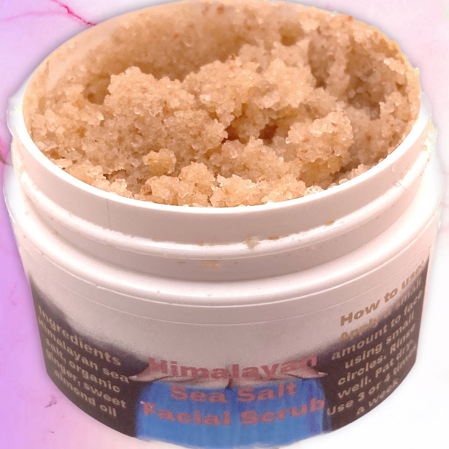 Pink Sea Salt Facial scrub