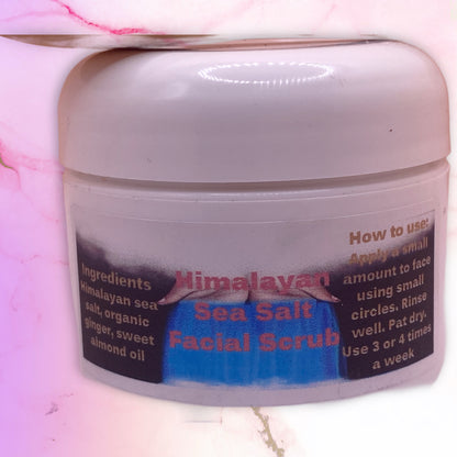 Pink Sea Salt Facial scrub